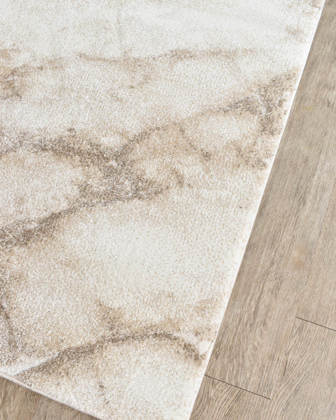 Sofia Emberwood Runner - Beige modern rug from Vogue Rugs Australia