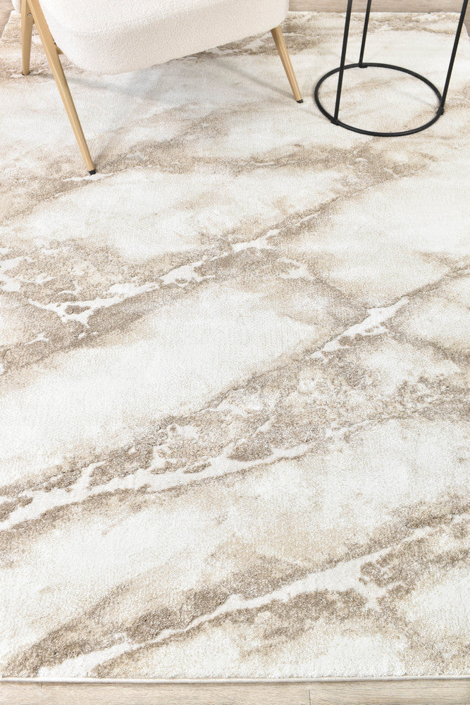 Sofia Emberwood - Beige modern rug from Vogue Rugs Australia