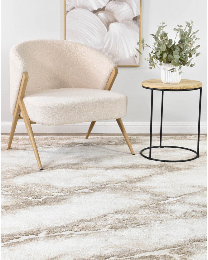 Sofia Emberwood - Beige modern rug from Vogue Rugs Australia