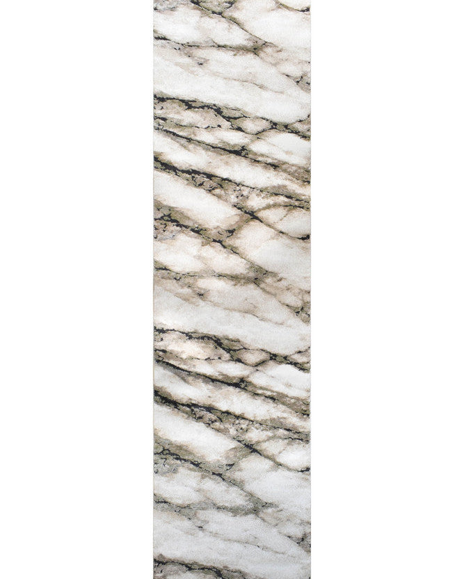 Sofia Sagefrost Runner - Black modern rug from Vogue Rugs Australia