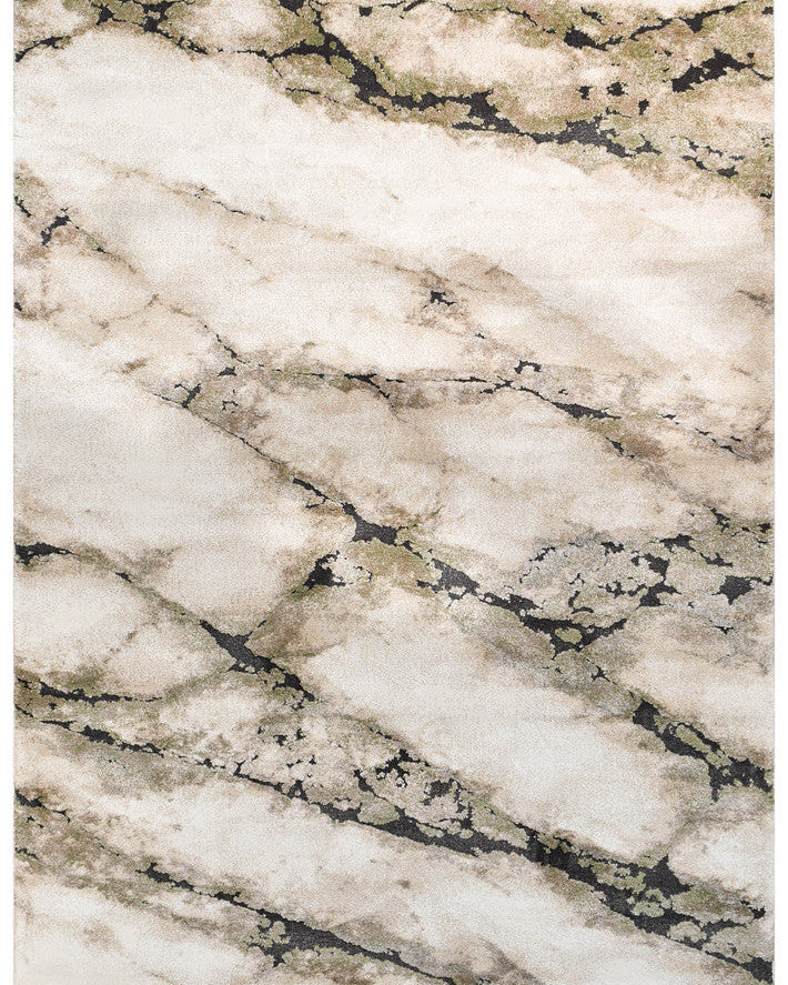 Sofia Sagefrost - Black modern rug from Vogue Rugs Australia