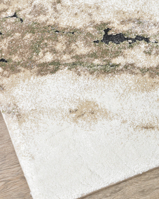 Sofia Sagefrost - Black modern rug from Vogue Rugs Australia