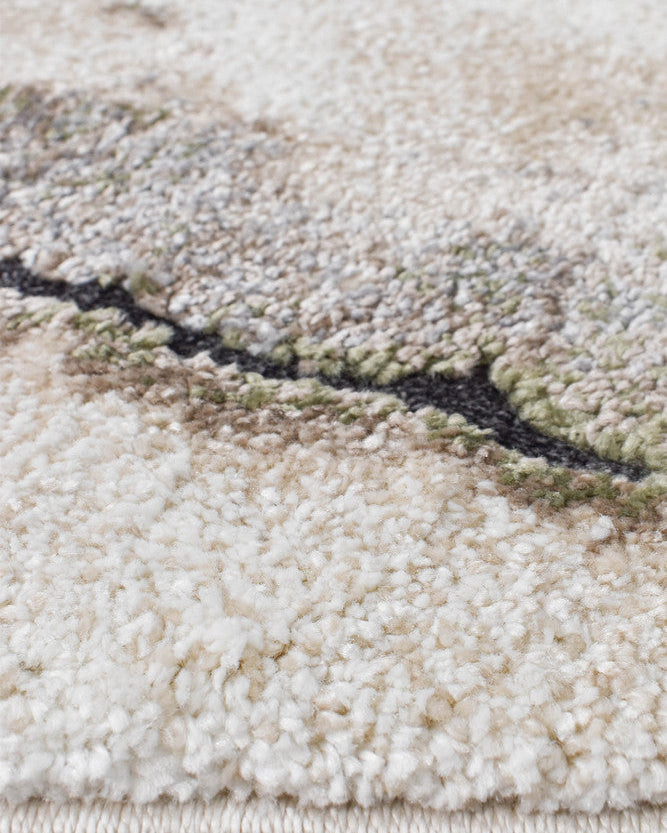 Sofia Sagefrost - Black modern rug from Vogue Rugs Australia