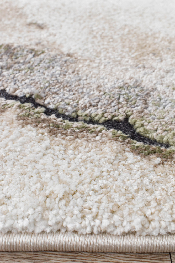 Sofia Sagefrost - Black modern rug from Vogue Rugs Australia