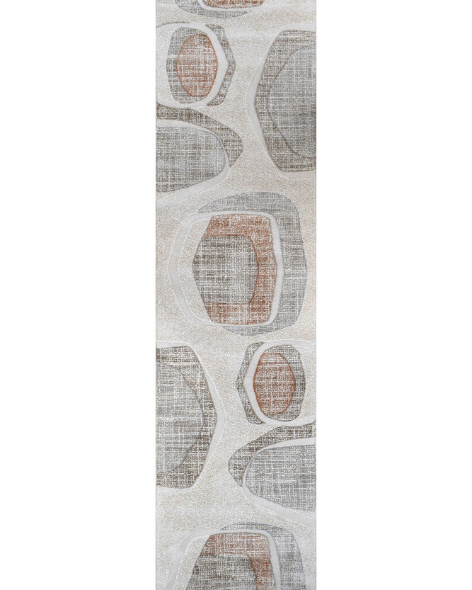 Sofia Urban Drift Runner - Beige modern rug from Vogue Rugs Australia