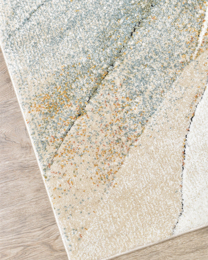 Sofia Emerald - Cream modern rug from Vogue Rugs Australia