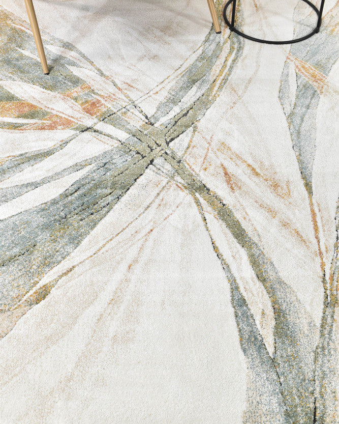 Sofia Emerald - Cream modern rug from Vogue Rugs Australia