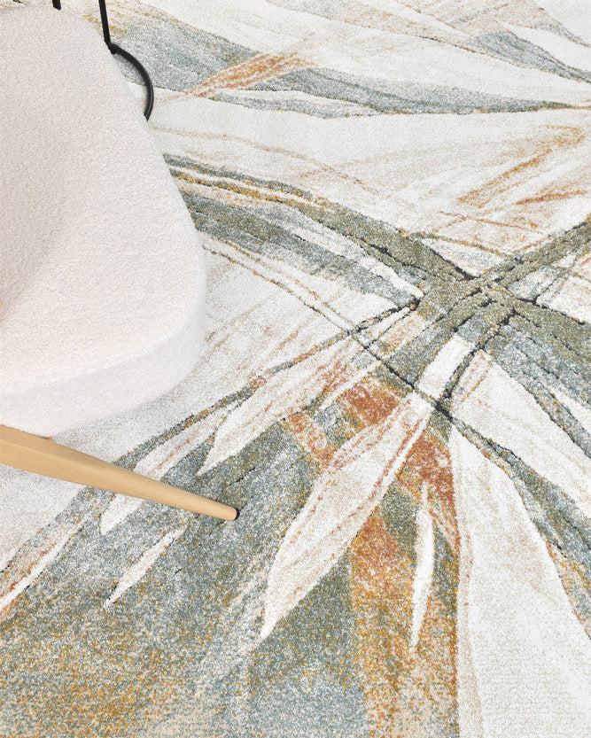 Sofia Emerald - Cream modern rug from Vogue Rugs Australia