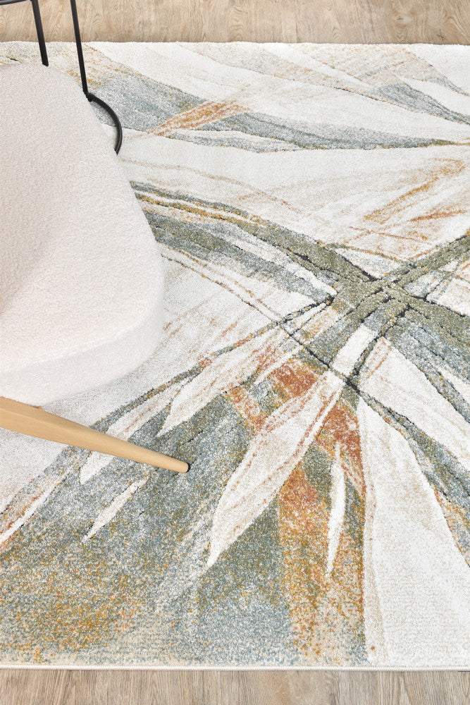Sofia Emerald - Cream modern rug from Vogue Rugs Australia