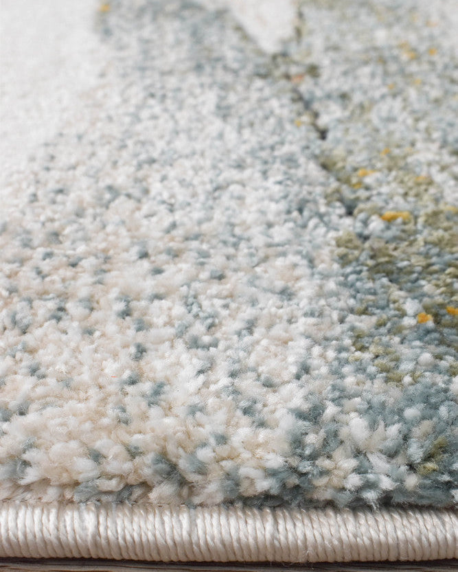 Sofia Emerald - Cream modern rug from Vogue Rugs Australia