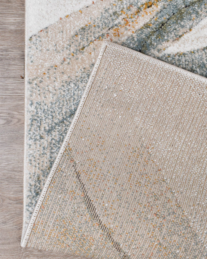 Sofia Emerald - Cream modern rug from Vogue Rugs Australia