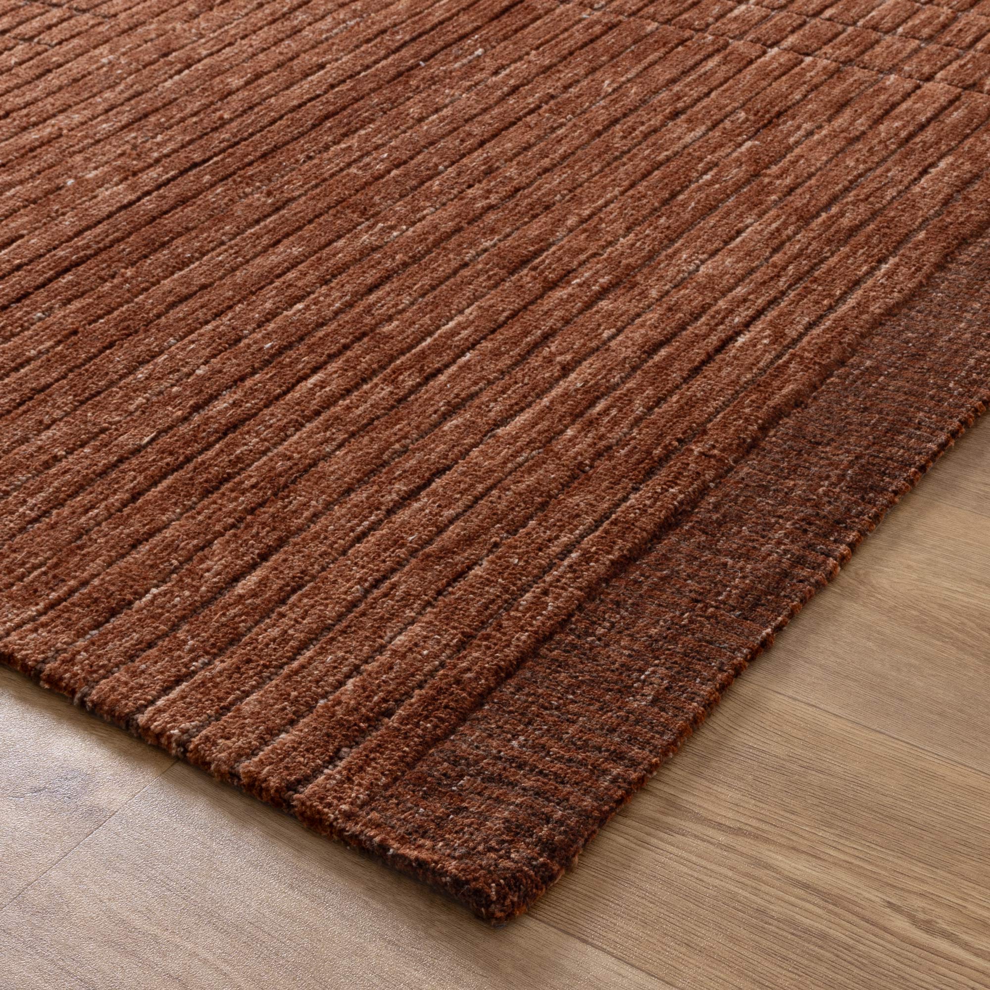 Canyon Terracotta Carved Rug - CANYON01 - Terracotta area rug rug from Vogue Rugs Australia