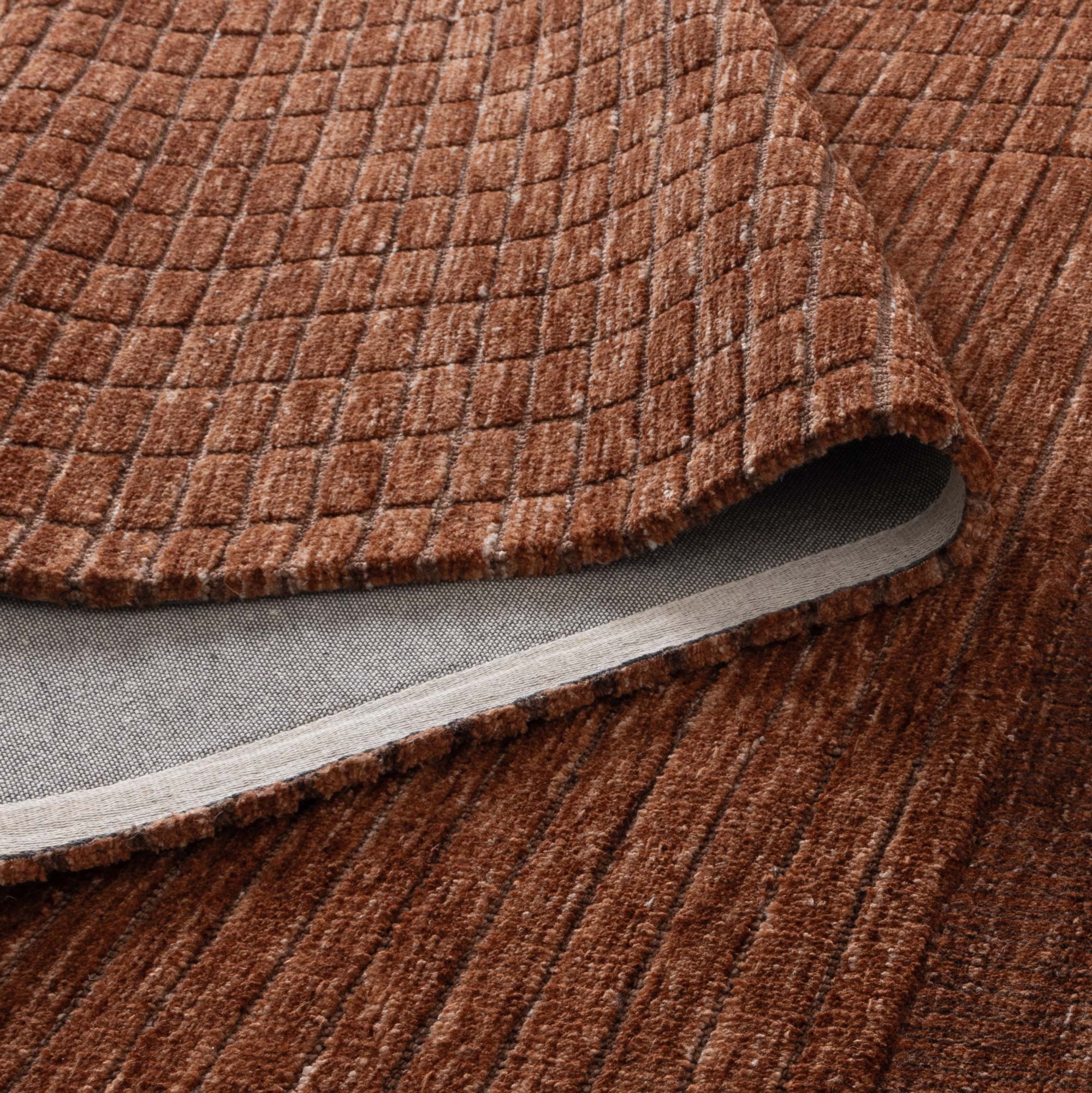 Canyon Terracotta Carved Rug - CANYON01 - Terracotta area rug rug from Vogue Rugs Australia