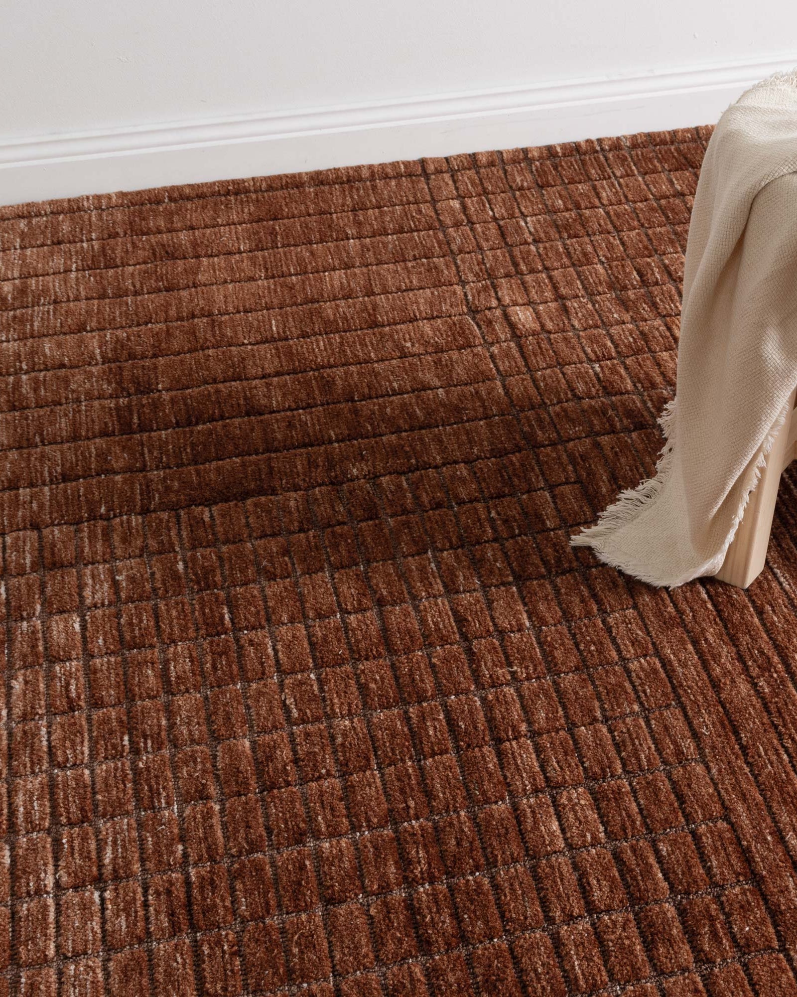 Canyon Terracotta Carved Rug - CANYON01 - Terracotta area rug rug from Vogue Rugs Australia