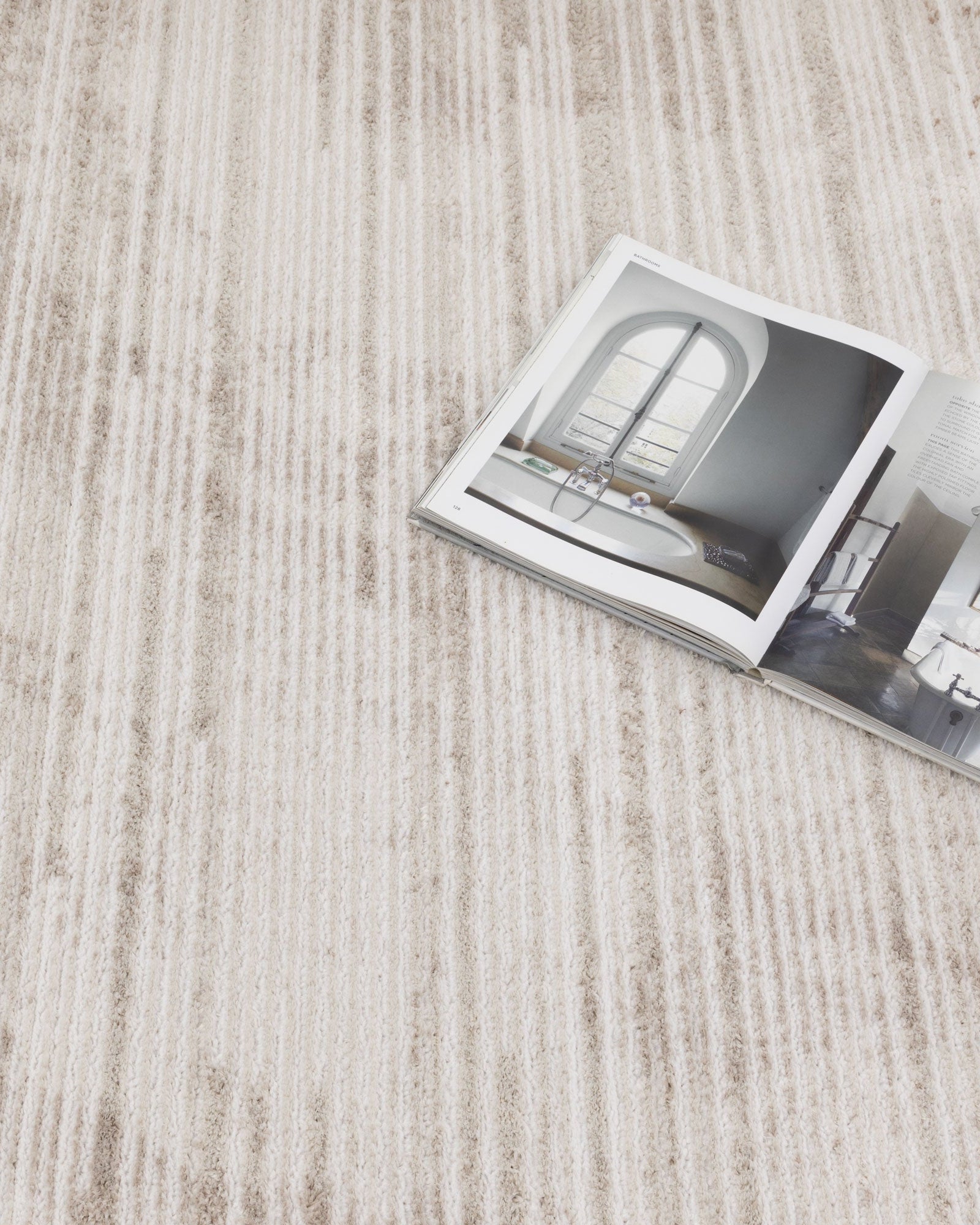 Wellington Distressed Lines Brown Rug - W011 - Brown area rug rug from Vogue Rugs Australia