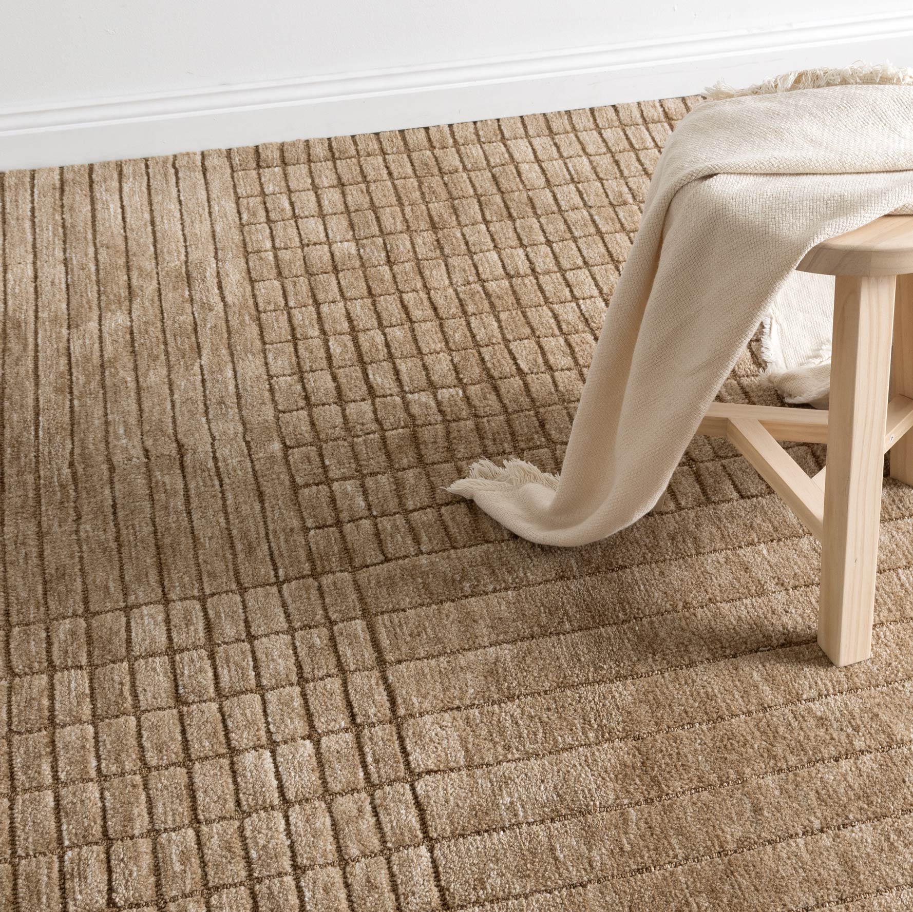 Canyon Warm Sand Carved Rug - CANYON03 - area rug rug from Vogue Rugs Australia