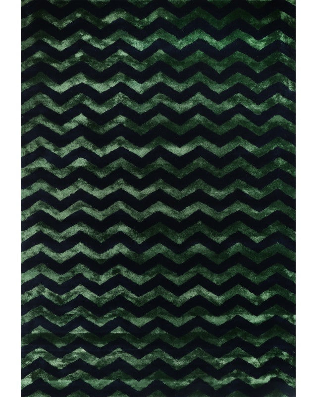Artisan - Opulence Chevron Rug Green Blue