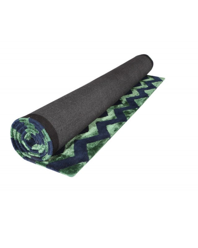 Artisan - Opulence Chevron Rug Green Blue