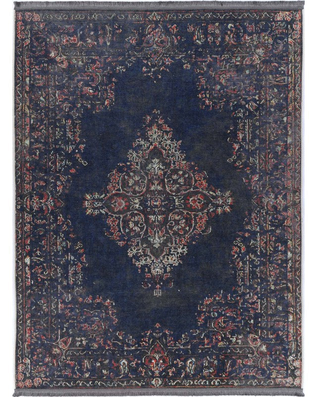 Zarina Diamond Navy Rug