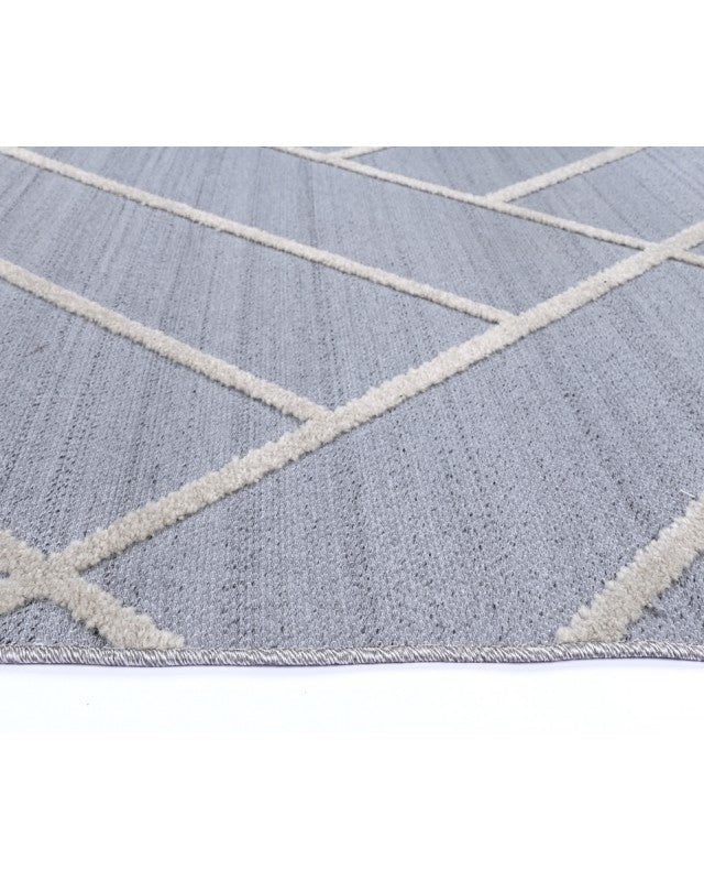 Archer Herring Rug Silver