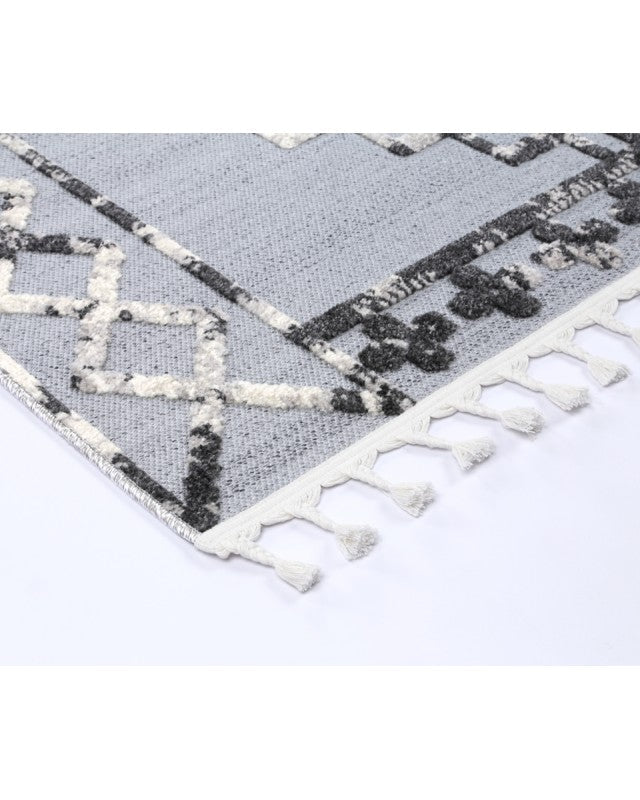 Archer Marrakech Rug Silver