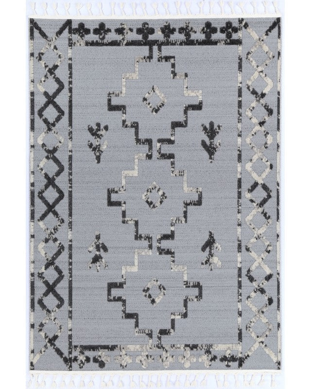 Archer Marrakech Rug Silver