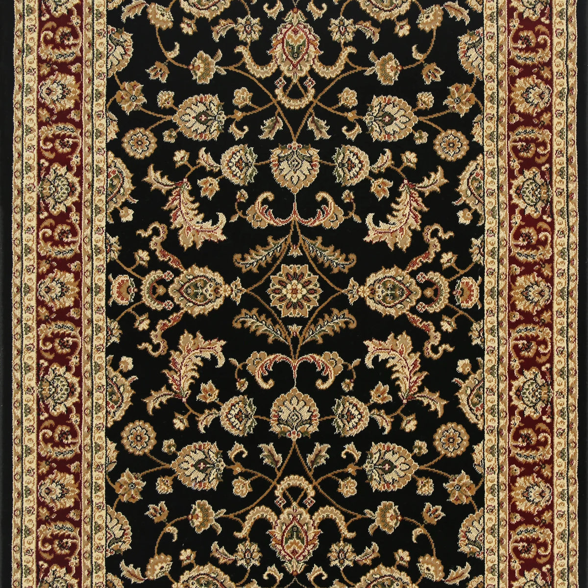 Ornate Reggie Traditional Black & Red Rug - Modern Rugs |Premium Rugs ...