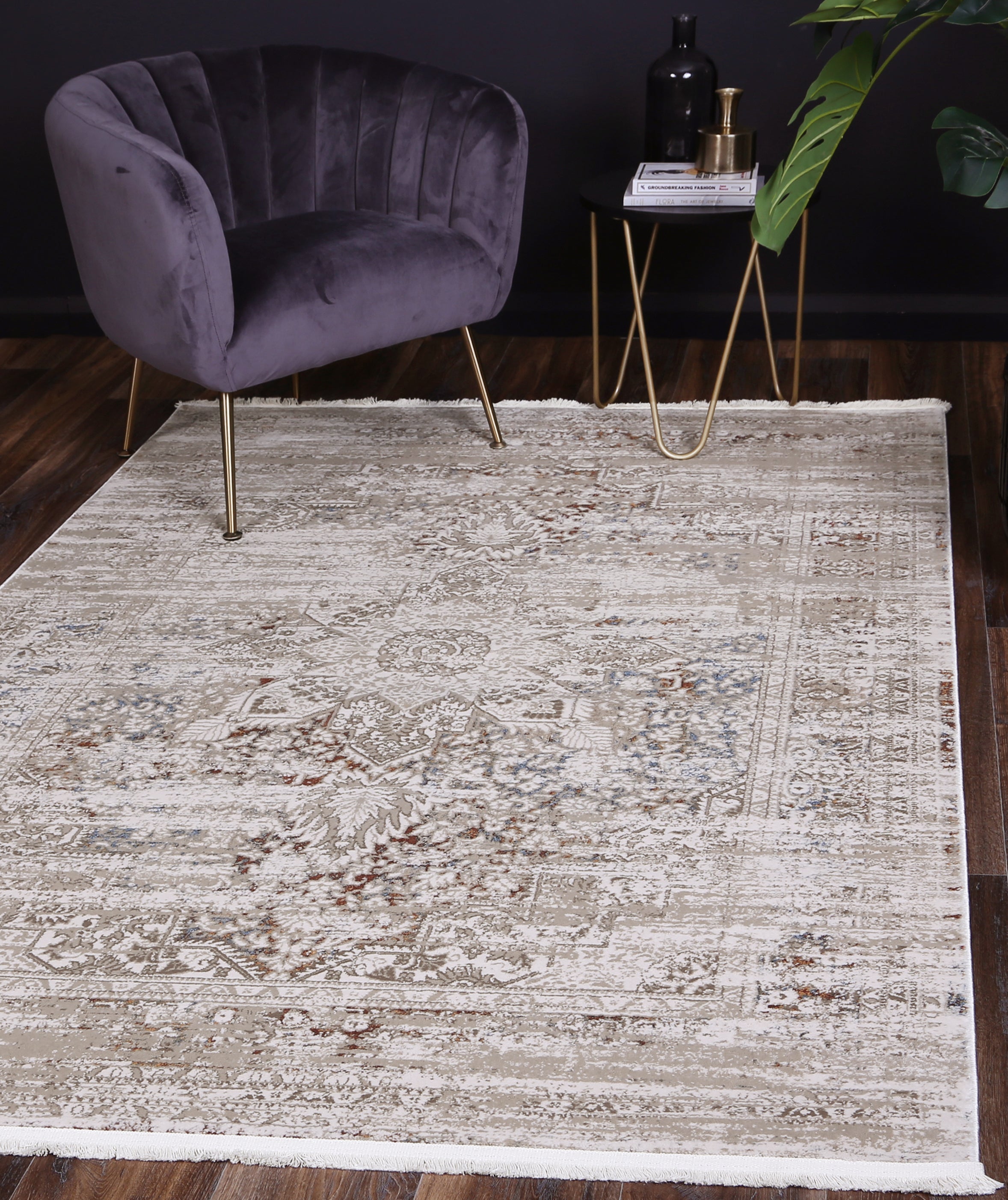 BOHEMIAN PARADISE BOHEM6 BEIGE MULTI - 06BMUL - Beige bohemian rug from Vogue Rugs Australia