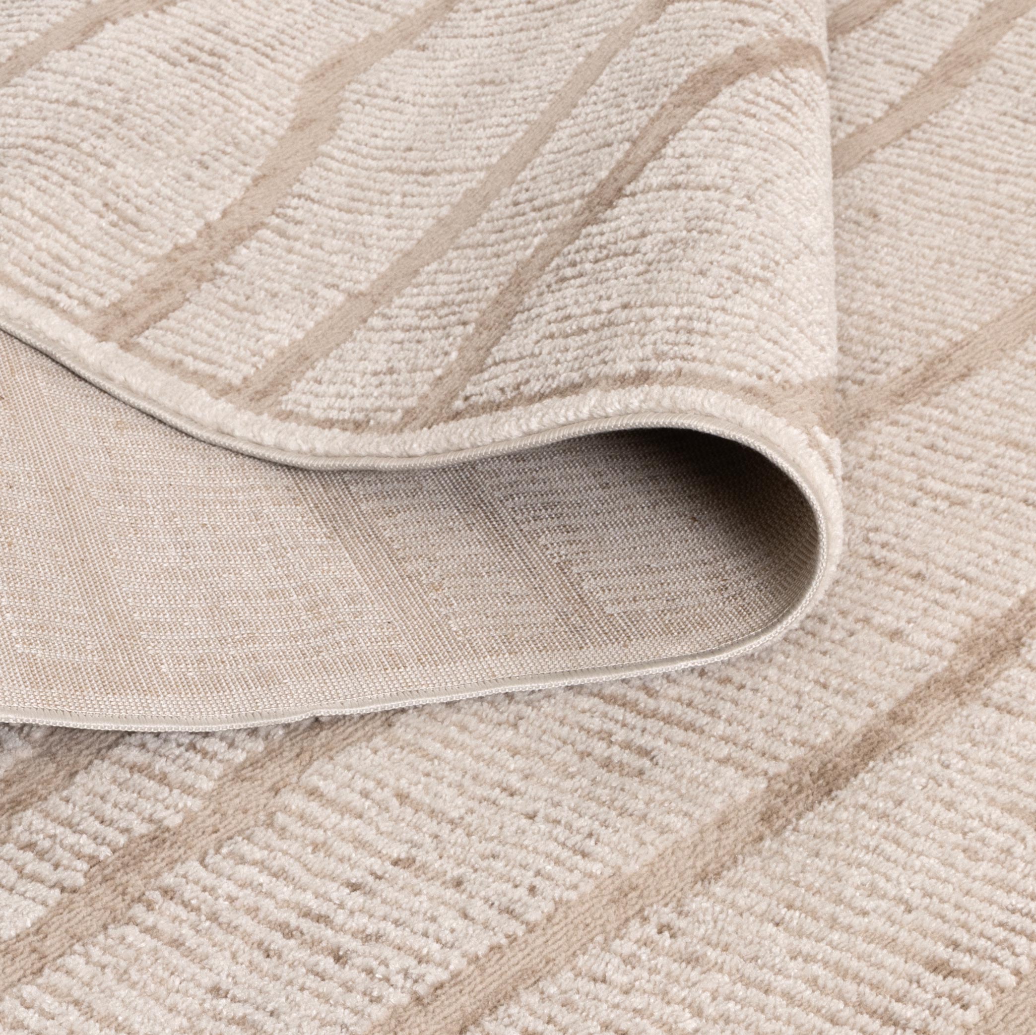 Sierra Abstract Ivory Lines Rug - Ivory modern abstract rug from Vogue Rugs Australia
