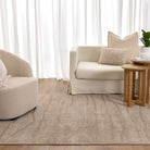 Sierra Abstract Beige Lines Rug.