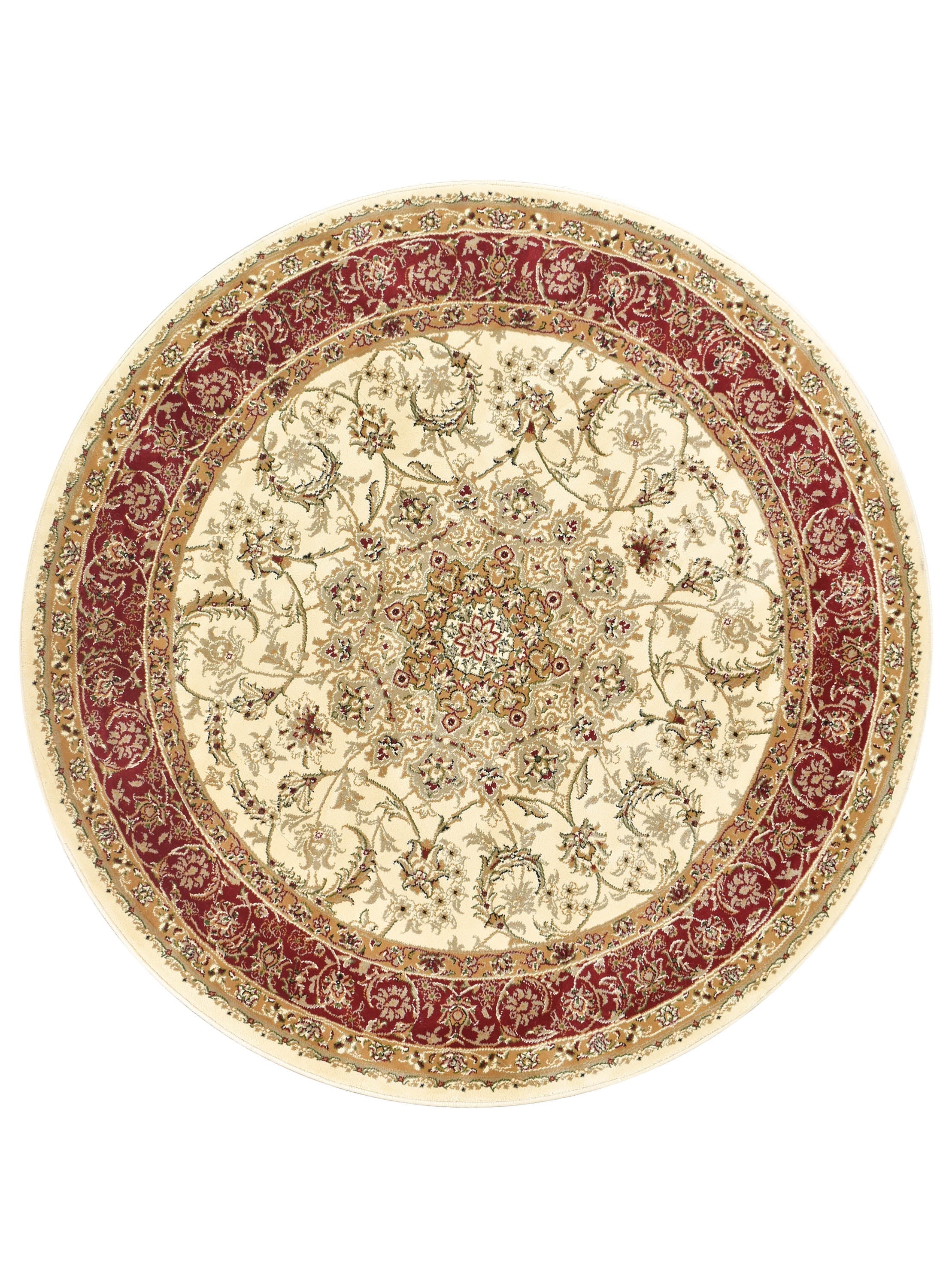 Adelaide 15 Cream Red - Cream traditional rug from Vogue Rugs Australia