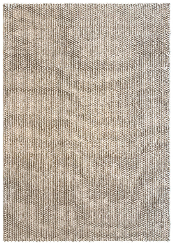 Allure Amber Oat Wool Rug - Beige flatweave rug from Vogue Rugs Australia