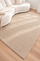 Allure Amber Oat Wool Rug.