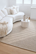 Allure Stone Mist Wool Rug.