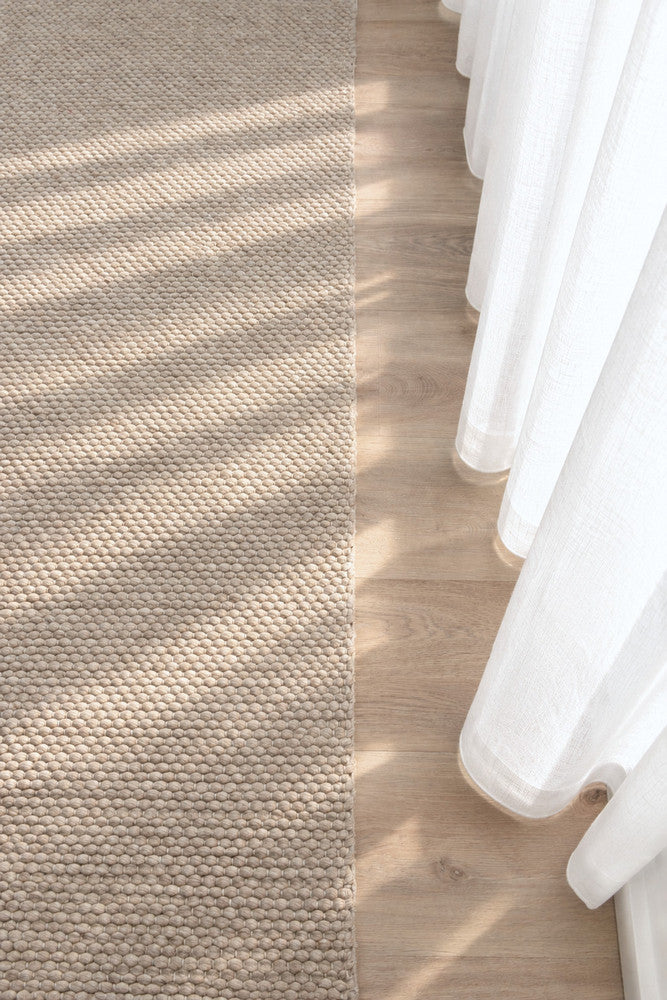 Allure Stone Mist Wool Rug.