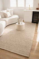 Allure Warm Ivory Wool Rug.