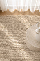 Allure Warm Ivory Wool Rug.