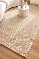 Allure Warm Ivory Wool Rug.
