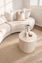 Allure Wheat Mist Wool Rug.