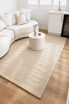 Allure Wheat Mist Wool Rug.