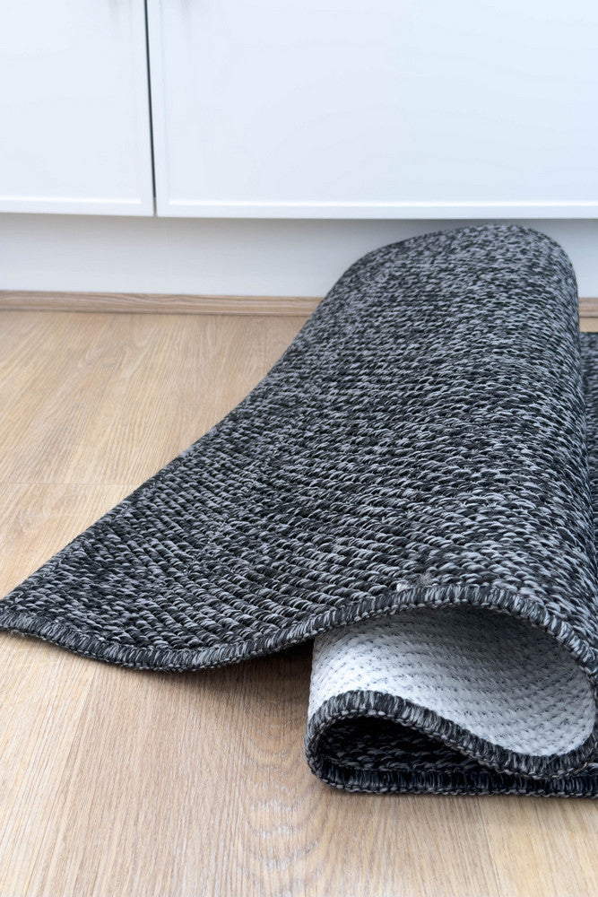 All Seasons Outdoor Anthracite - Grey indoor/outdoor rug from Vogue Rugs Australia
