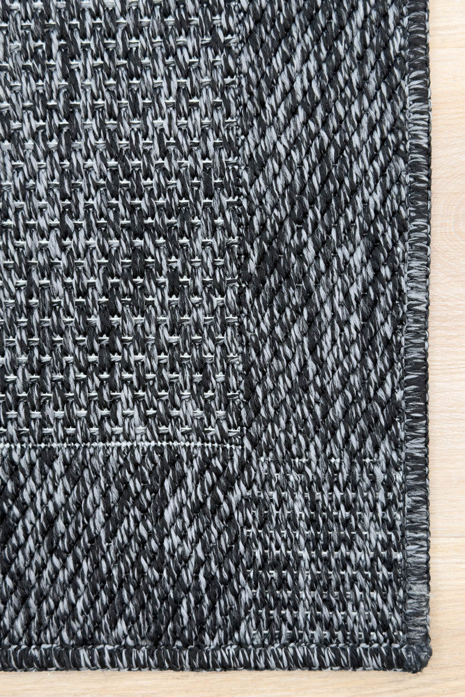 All Seasons Outdoor Anthracite - Grey indoor/outdoor rug from Vogue Rugs Australia