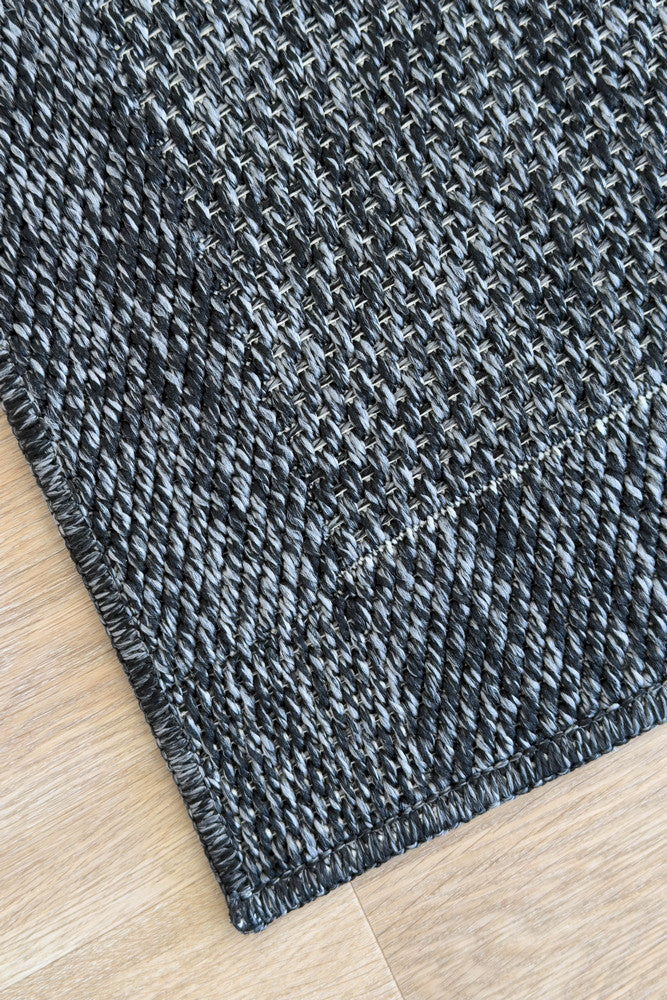 All Seasons Outdoor Anthracite - Grey indoor/outdoor rug from Vogue Rugs Australia