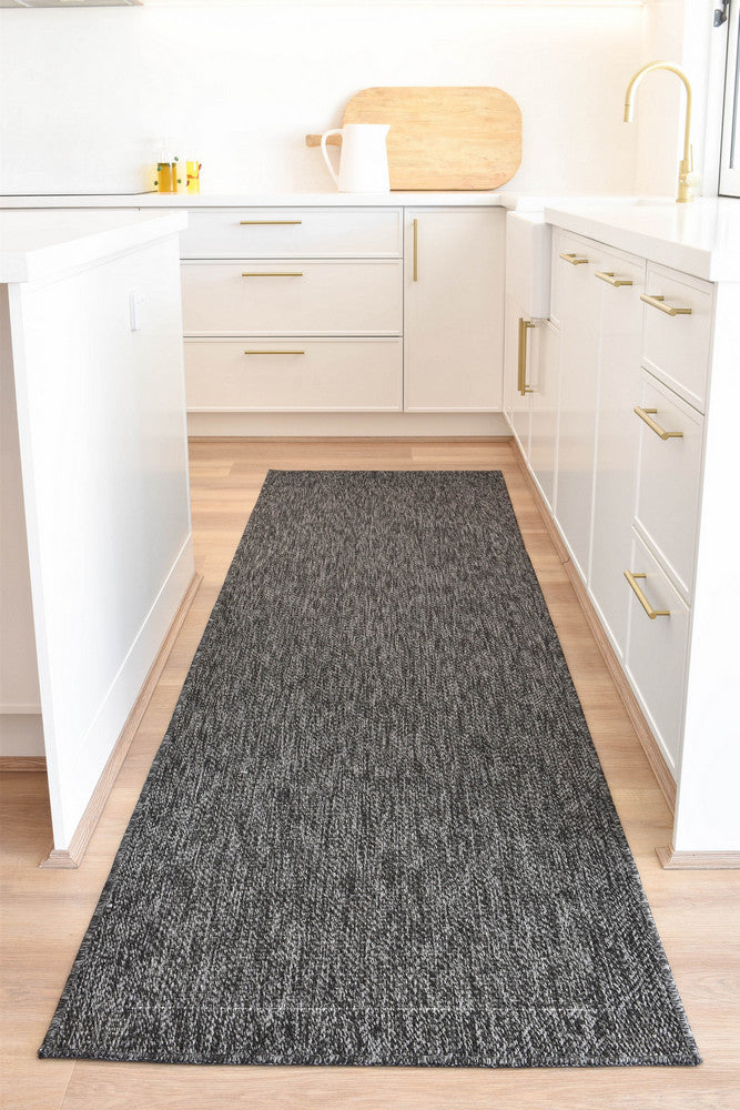 All Seasons Outdoor Anthracite - Grey indoor/outdoor rug from Vogue Rugs Australia