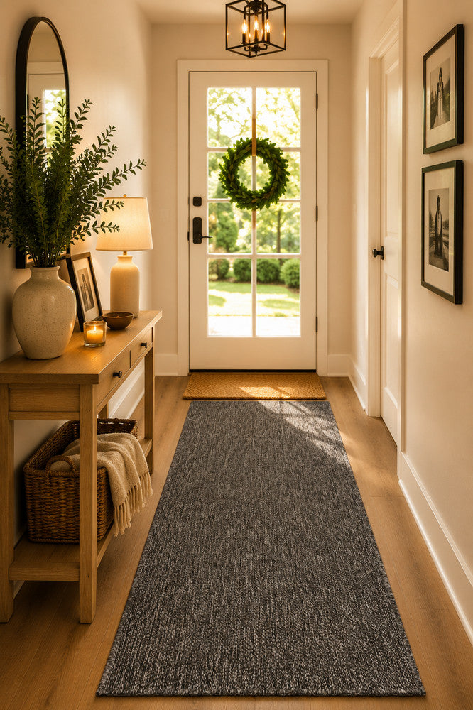 All Seasons Outdoor Anthracite - Grey indoor/outdoor rug from Vogue Rugs Australia