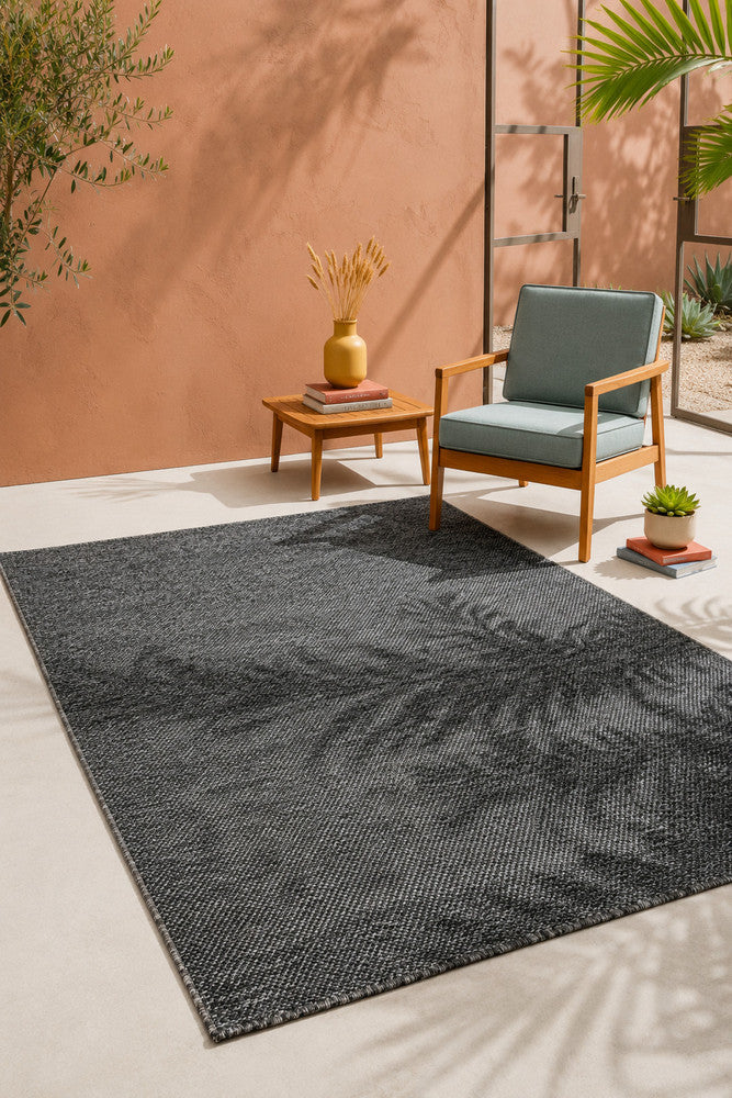 All Seasons Outdoor Anthracite - Grey indoor/outdoor rug from Vogue Rugs Australia