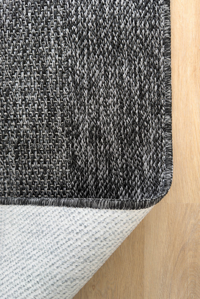 All Seasons Outdoor Anthracite - Grey indoor/outdoor rug from Vogue Rugs Australia