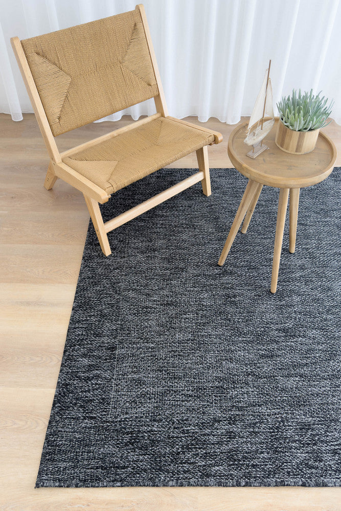 All Seasons Outdoor Anthracite - Grey indoor/outdoor rug from Vogue Rugs Australia