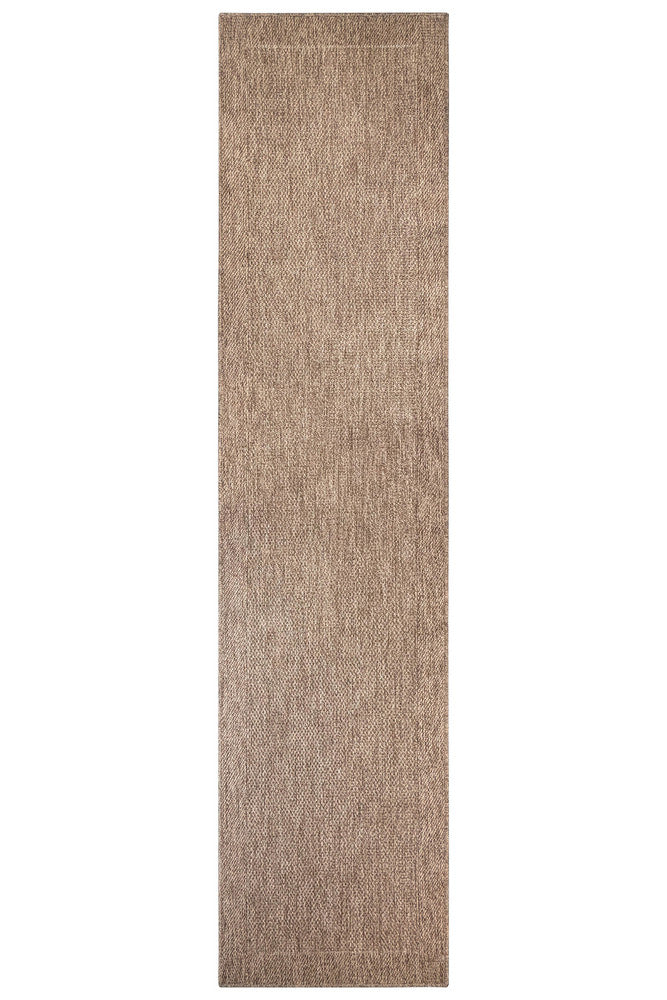 All Seasons Outdoor Beige Runner - Beige indoor/outdoor rug from Vogue Rugs Australia