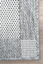All Seasons Outdoor Cream Grey Runner.